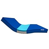 HOMEDI Krankenhausmatratze – 5 cm viskoelastisch – für Gelenkbetten – wasserdichter Sanitärbezug – Maße: 80 x 200 x 15 cm