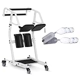 M MCombo Patientenlifter mit Transfergurt, Aufstehhilfe Bett Senioren, Pflege & Hilfsmittel Transferhilfe 180KG, Gehhilfe Rollstuhl 86 * 64 * 118 CM, STA447 (XZY702)