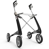 RUSSKA Carbon Ultralight Komfort by Acre Leichtgewicht Rollator schwarz