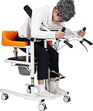 Generisch Hydraulischer Patientenlifter mit Assistenten-Aufnahmeständer, Patientenlifter-Stuhl Assisted Oberkörper Lift Rack, Rollstuhllift Transferstuhl, Auto-Lift-Stuhl Hebehilfe