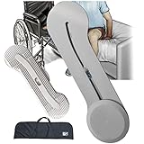 Transferbrett EasyGlide Transferbrett Für Rollstühle Einfaches Slide Assist Device Transferhilfe Rutschbretter,Für Rutschbrett aus Holz zum leichten Umsetzen der Patienten bis 400LB,Grau