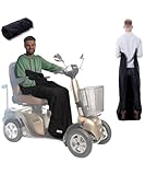 BELIEFF Seniorenmobil Decke - Roller Decke Beinschutz - Rollerdecke Beinschutz Winter - Motorroller Zubehör - Harte Unterlage - Schwarz - Large