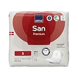 ABENA San 3 Premium Inkontinenzeinlagen 28 Stück für Damen und Herren, 500 ml Saugfähigkeit, schnell einziehende Inkontinenzprodukte, diskrete und anatomische Inkontinenzeinlagen für Männer/Frauen