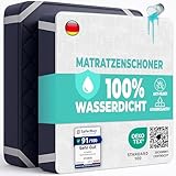Matratzenschoner 140x200 cm wasserdichte Matratzenauflage aus Baumwolle Nässeschutz Inkontinenzunterlage Matratzenbezüg Atmungsaktive Anti-Allergie und Anti Milben für Bett und Matratze Waschbar
